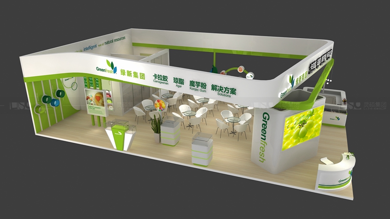 綠新-FIC展展臺設(shè)計案例