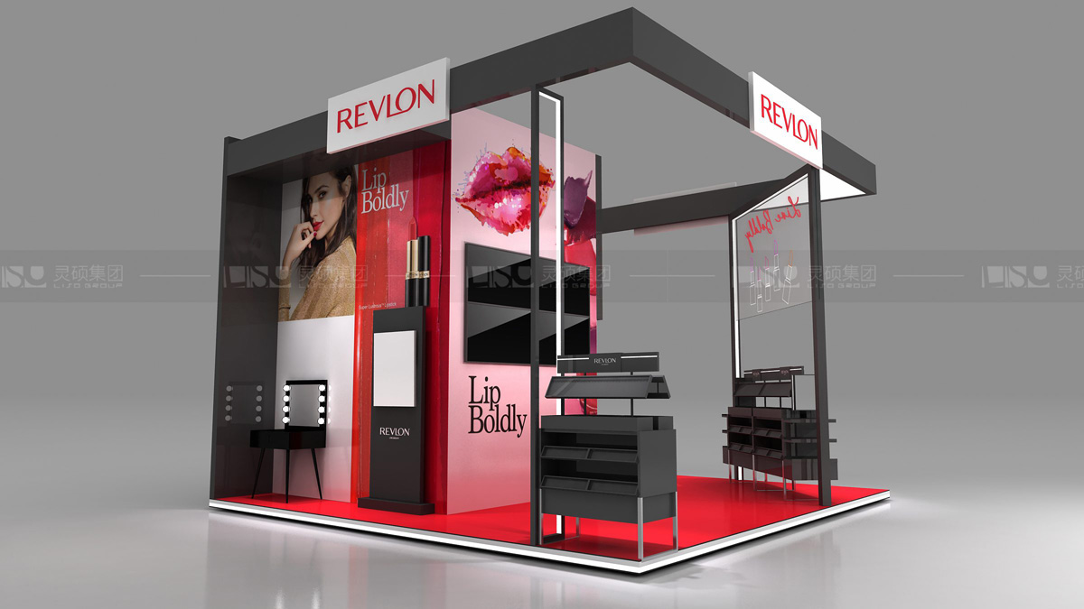 露華濃-上海展會(huì)展臺(tái)設(shè)計(jì)案例