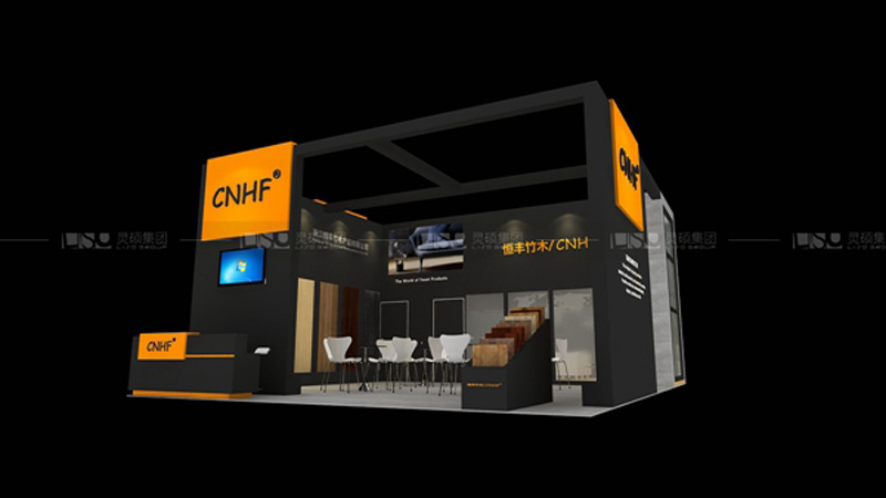 安吉竹生活館-地面材料展臺設計案例