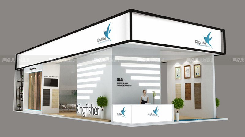 翠鳥(niǎo)-地面材料展臺(tái)設(shè)計(jì)案例