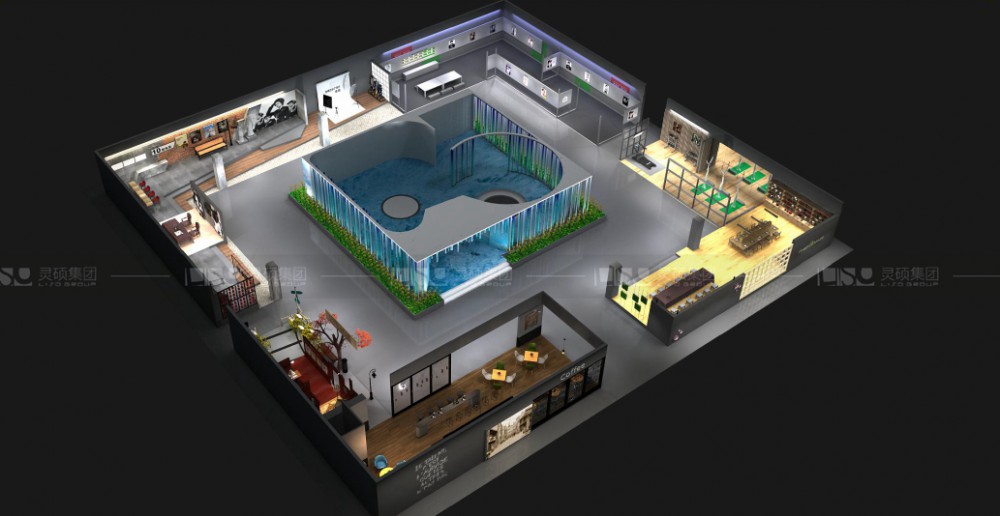 婷美小屋-美容展展臺設(shè)計(jì)案例