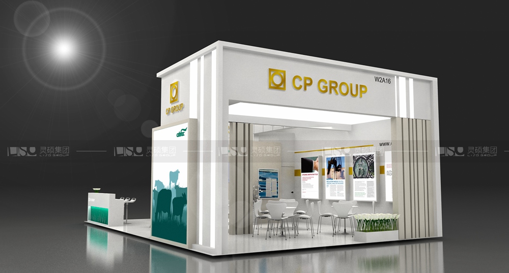 正大-醫(yī)療展展臺設計案例