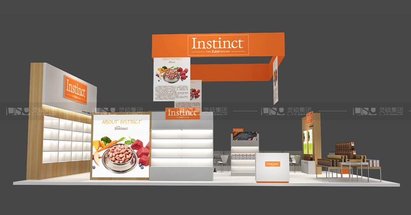 天然百利-寵物展展臺設(shè)計(jì)案例