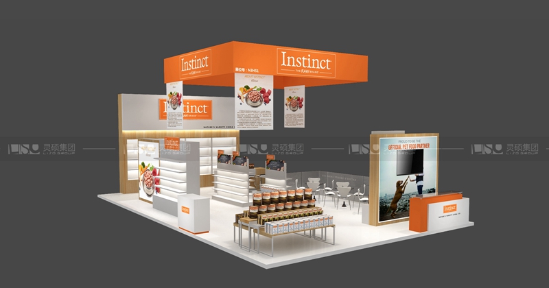 天然百利-寵物展展臺設(shè)計(jì)案例
