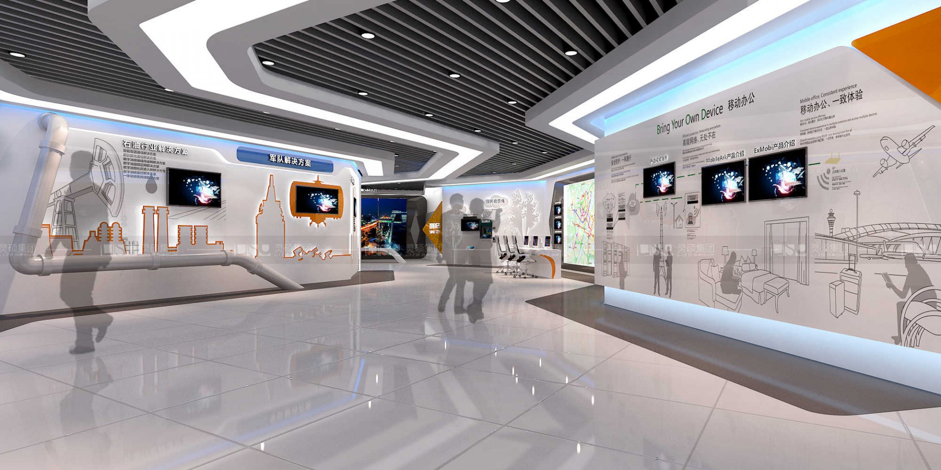 烽火ICT企業(yè)展廳設(shè)計案例