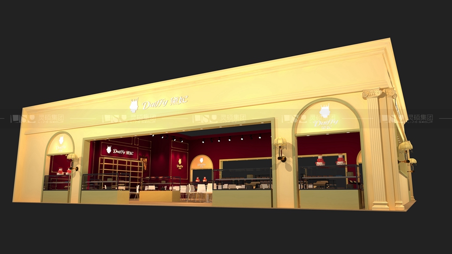 億成黛妃焙烤展展臺設(shè)計(jì)案例