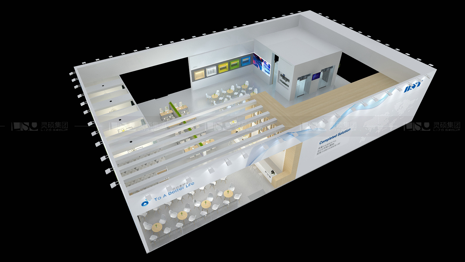 貝思特-電梯展展臺設(shè)計案例