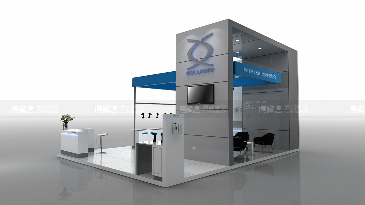 博爾豪夫-電梯展展臺設(shè)計(jì)案例