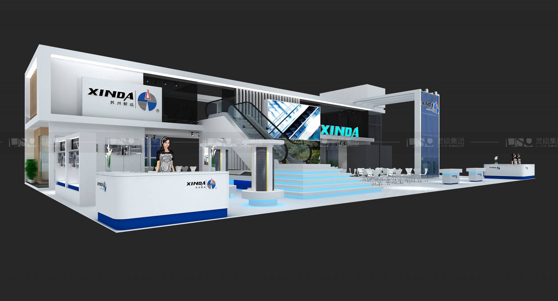 新達(dá)-電梯展展臺(tái)設(shè)計(jì)案例