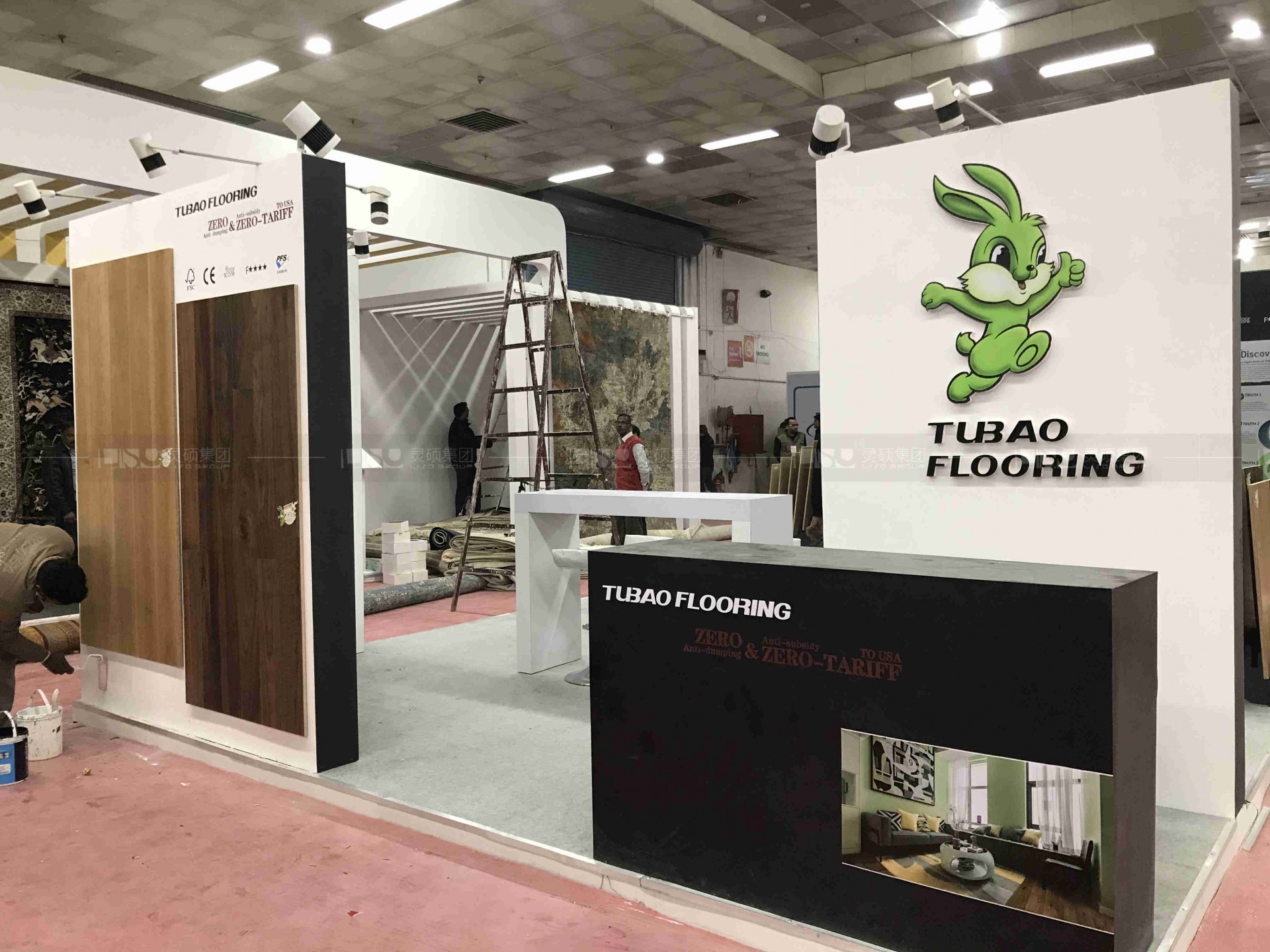 國外展臺設(shè)計搭建-兔寶寶