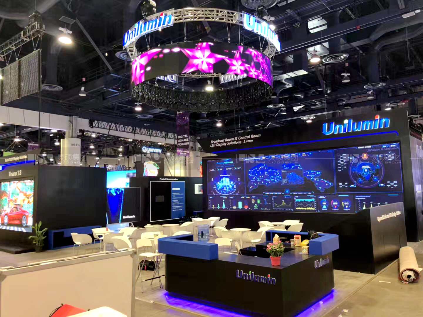 國外展臺(tái)設(shè)計(jì)搭建-洲明科技