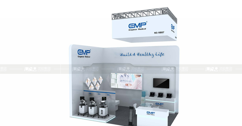 國外展臺設(shè)計搭建-恩普電子