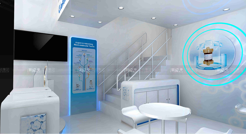 國(guó)外展臺(tái)設(shè)計(jì)搭建-健帆生物