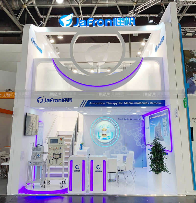 國(guó)外展臺(tái)設(shè)計(jì)搭建-健帆生物