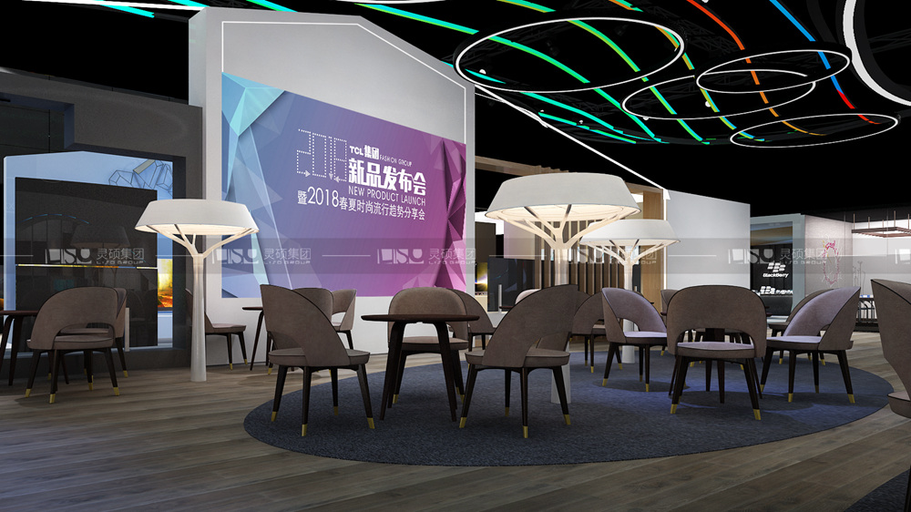 國(guó)外展臺(tái)設(shè)計(jì)搭建-TCL