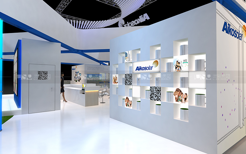 愛康 -光伏展臺設計搭建案例