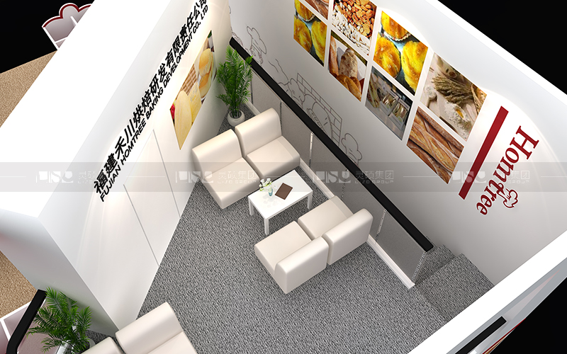 禾川-焙烤展臺設(shè)計搭建案例