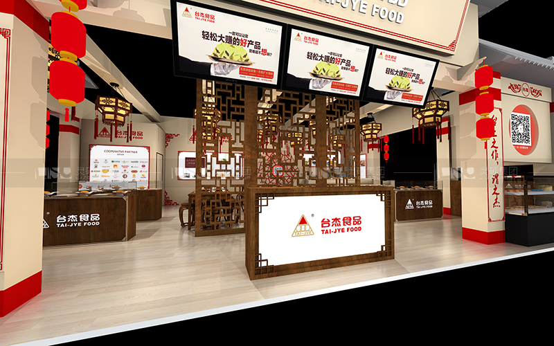 臺杰-焙烤展臺設計搭建案例