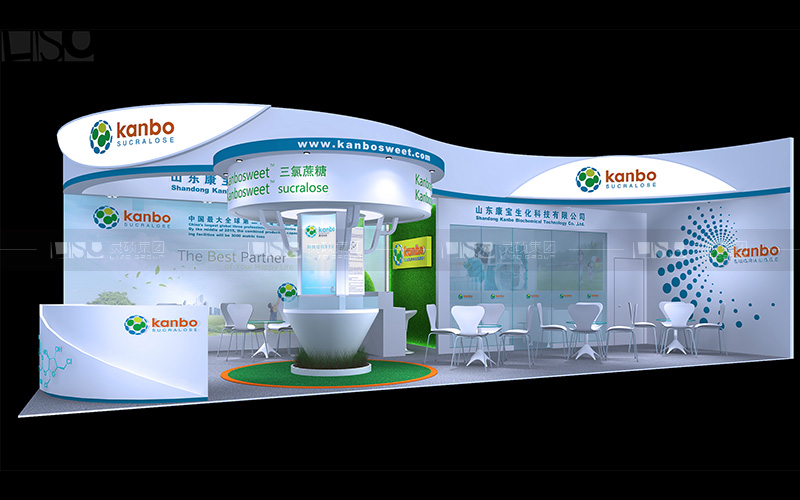 康寶-食品添加劑展臺設(shè)計搭建案例