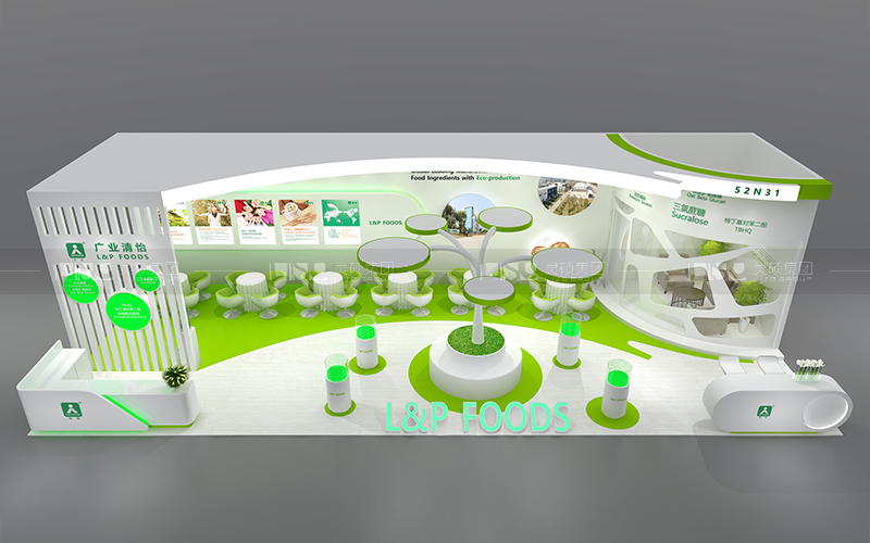 清怡-食品添加劑展臺設(shè)計搭建案例