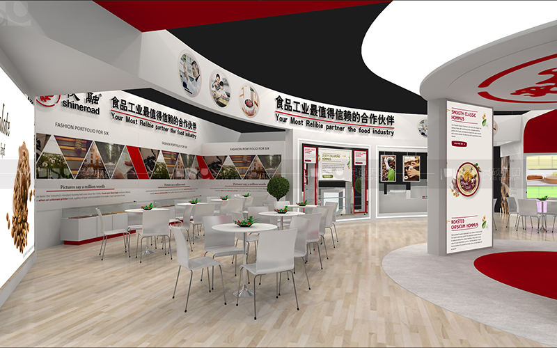 欣融-食品添加劑展臺(tái)設(shè)計(jì)搭建案例