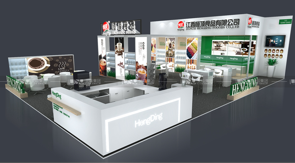 恒頂-食品添加劑展臺(tái)設(shè)計(jì)搭建案例