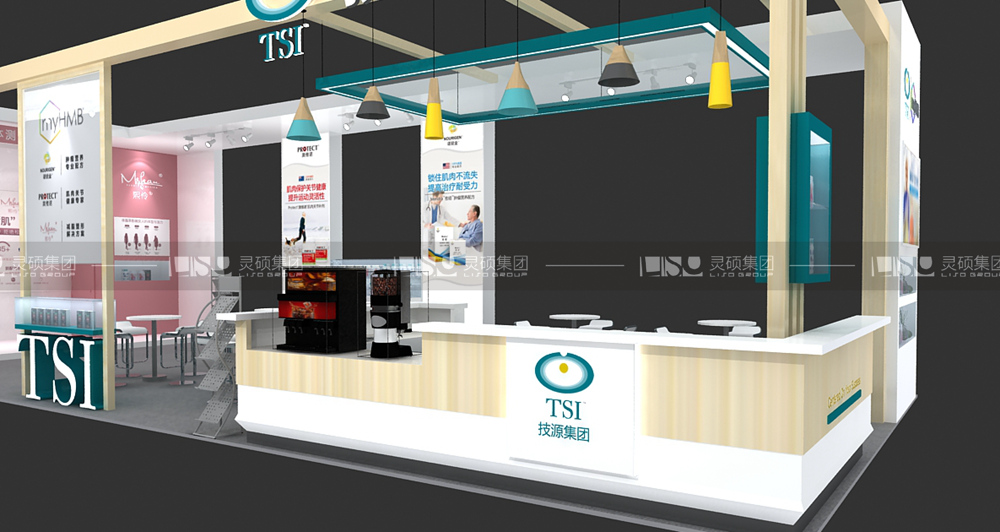 技源-食品添加劑展臺設(shè)計搭建案例