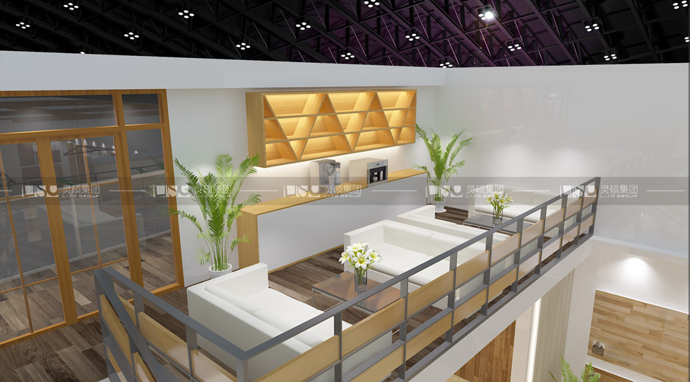 福人地材展臺設計搭建案例