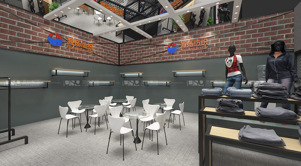 海揚-紡織面輔料展臺設(shè)計搭建案例