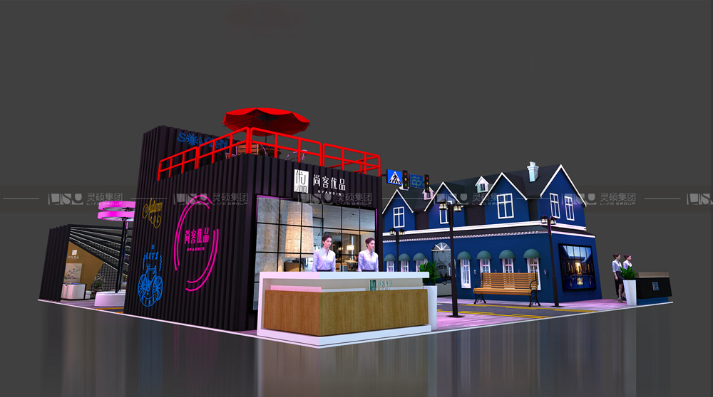 尚美-酒店展臺(tái)設(shè)計(jì)搭建案例
