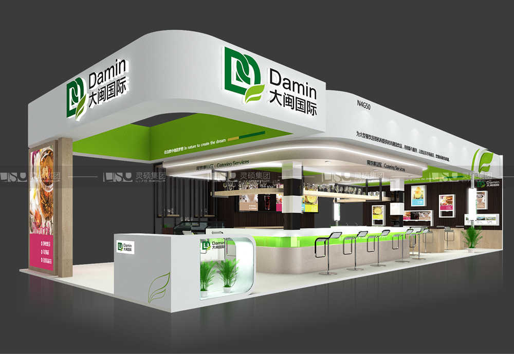 大閩-酒店用品展臺設(shè)計搭建案例