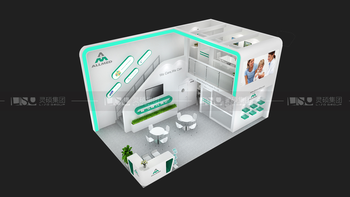 國外展臺設計搭建-奧美醫(yī)療