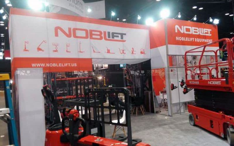 諾力-美國物料搬運(yùn)和物流展覽會(huì)展臺(tái)設(shè)計(jì)案例