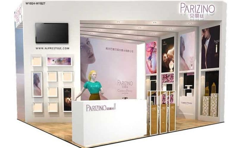 貝麗絲-美容展展臺設計搭建案例