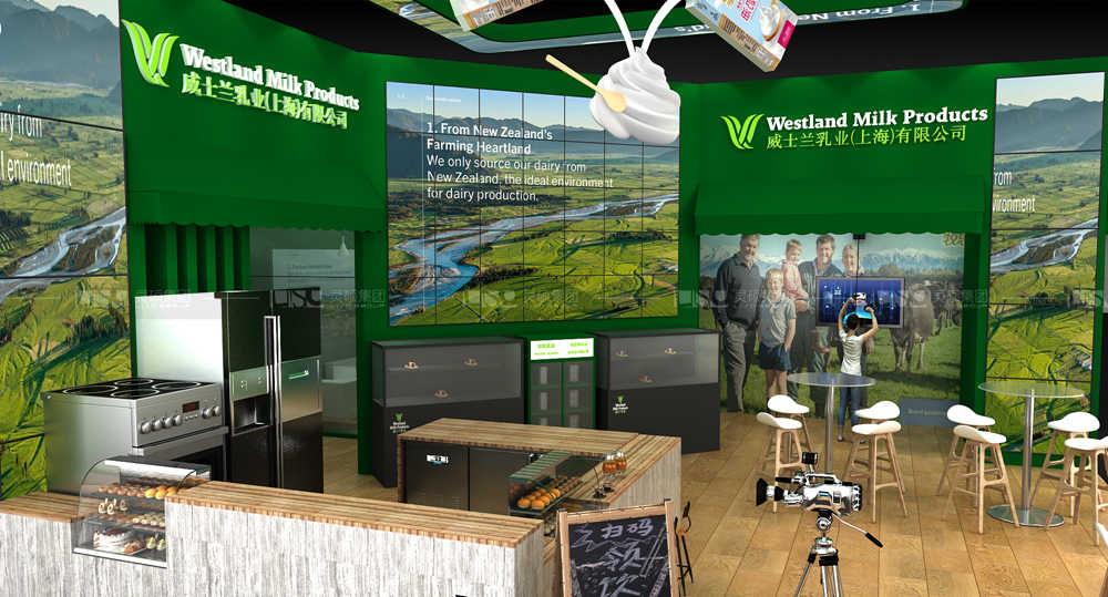 威士蘭-焙烤展展臺設(shè)計案例