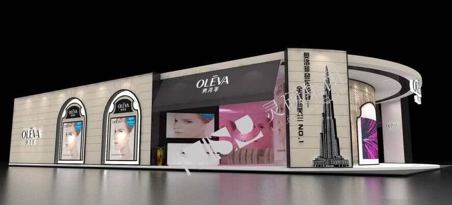 靈碩攜手奧洛菲化妝品，新國際美博會彰顯非凡實力。