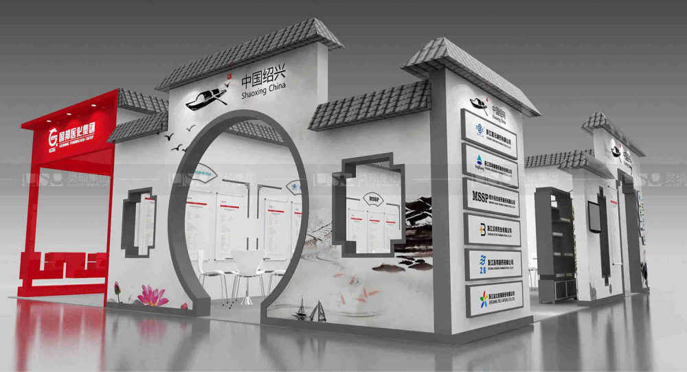 國外展臺設(shè)計(jì)搭建-國邦醫(yī)藥