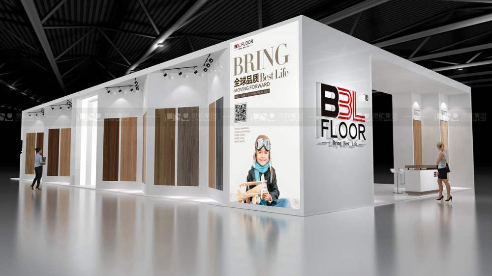 貝爾-地面材料展臺(tái)設(shè)計(jì)案例