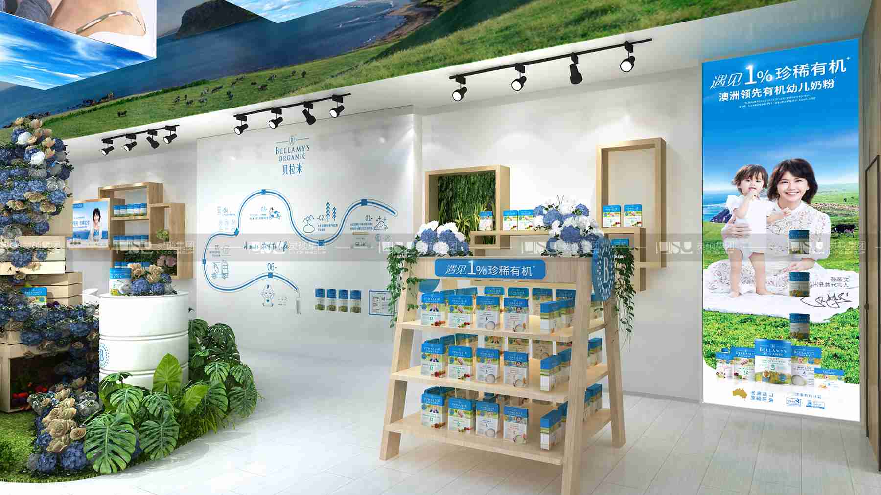 貝拉米-2019年上海展會展臺設計案例