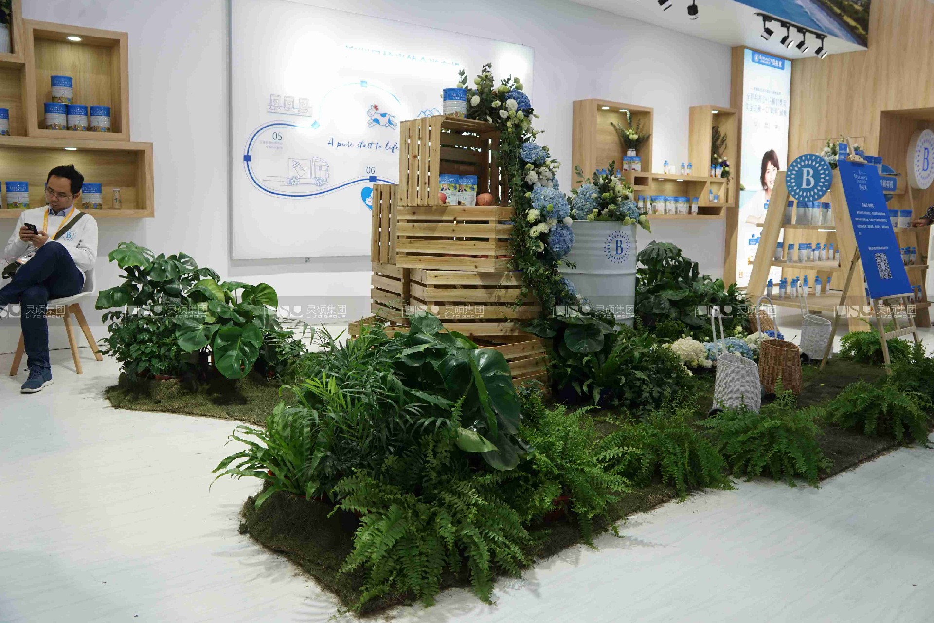 貝拉米-2019年上海展會展臺設計案例