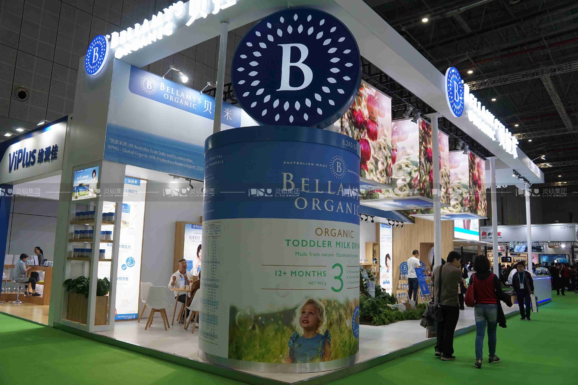 貝拉米-2019年上海展會展臺設計案例