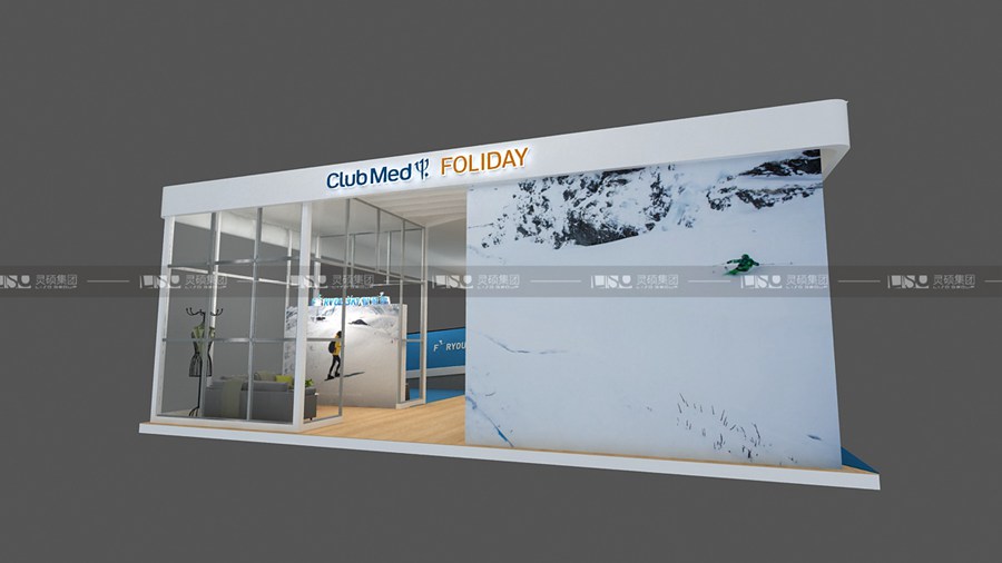 復(fù)星旅文-2019年上海展會展臺設(shè)計案例
