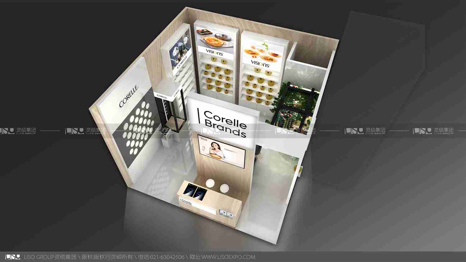 康寧-2019年上海展會(huì)展臺(tái)設(shè)計(jì)案例