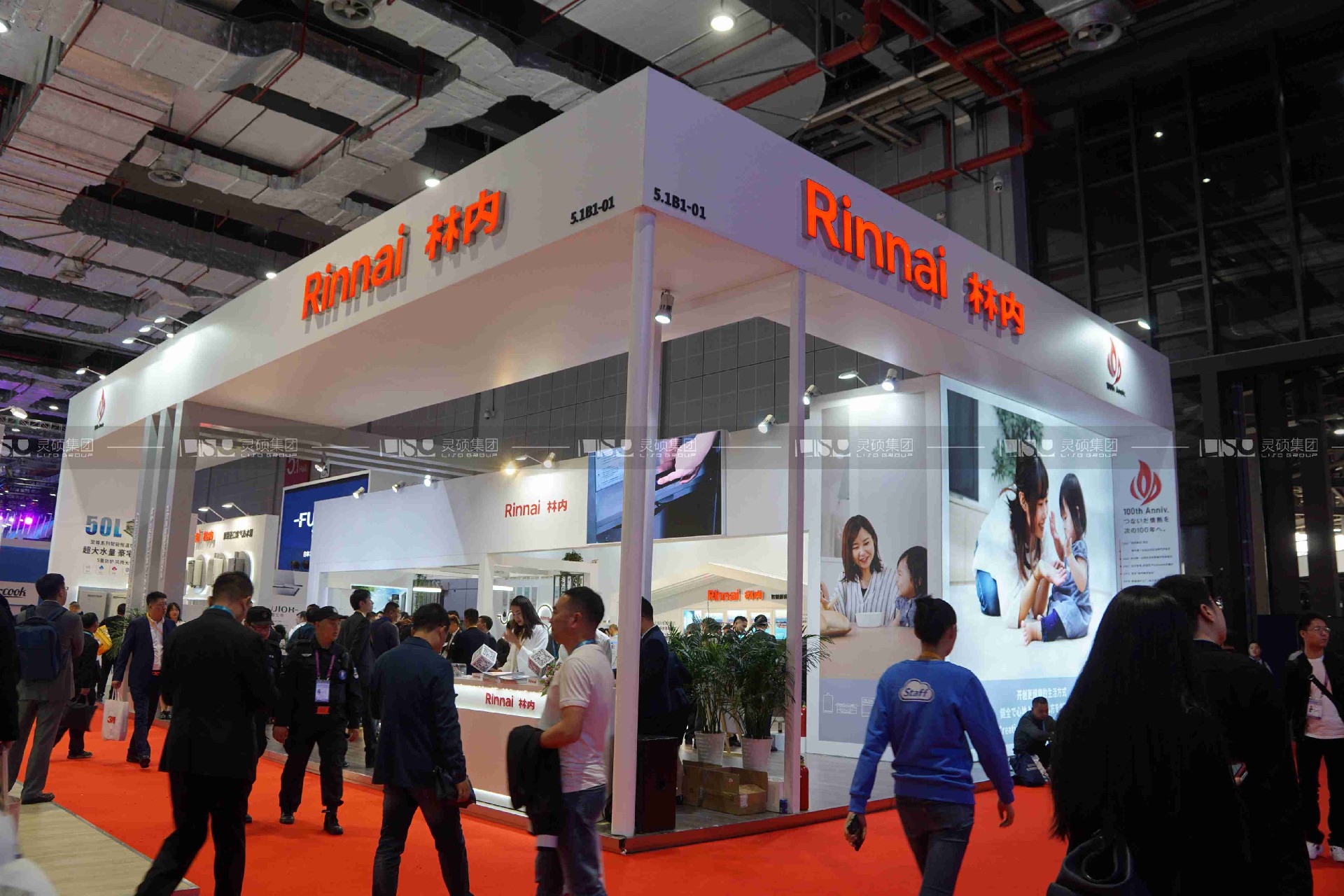 林內(nèi)-2019年上海展會展臺設(shè)計案例