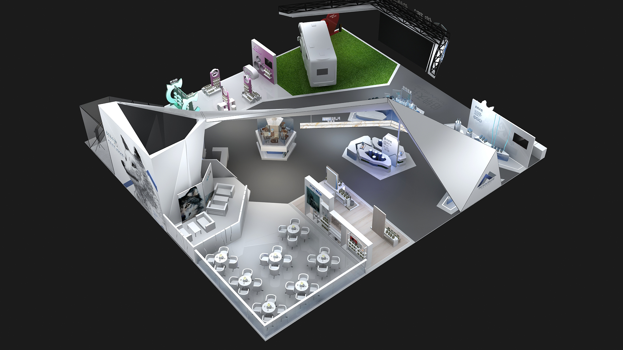 依蘊(yùn)（?伯納天純）-寵物展展臺(tái)設(shè)計(jì)案例