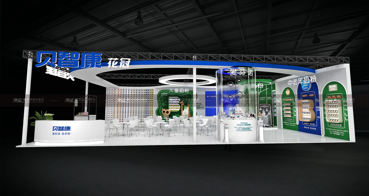 花冠貝智康—CBME孕嬰童展展臺設(shè)計案例