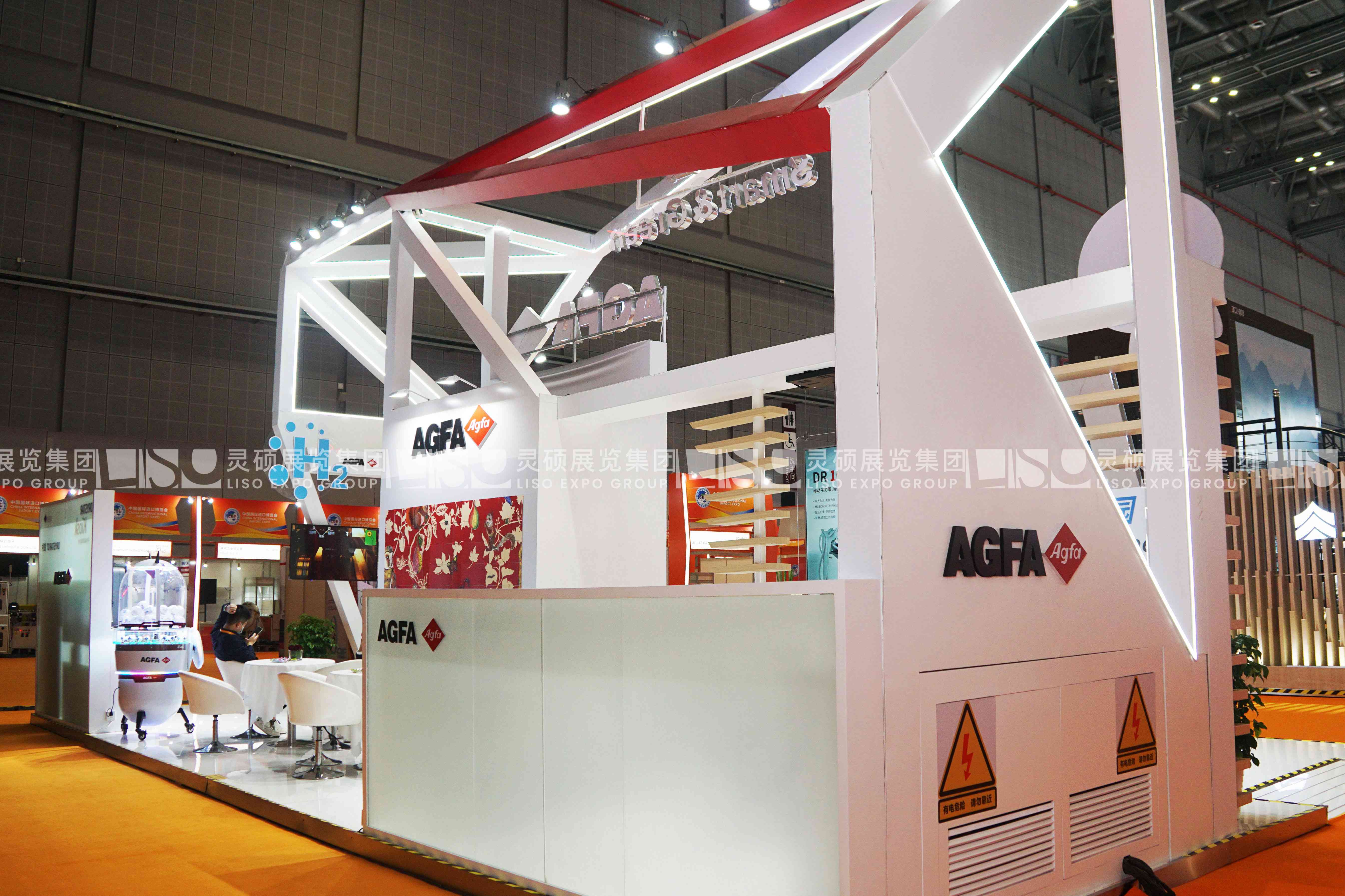 愛克發(fā)-上海展會展臺設計搭建案例