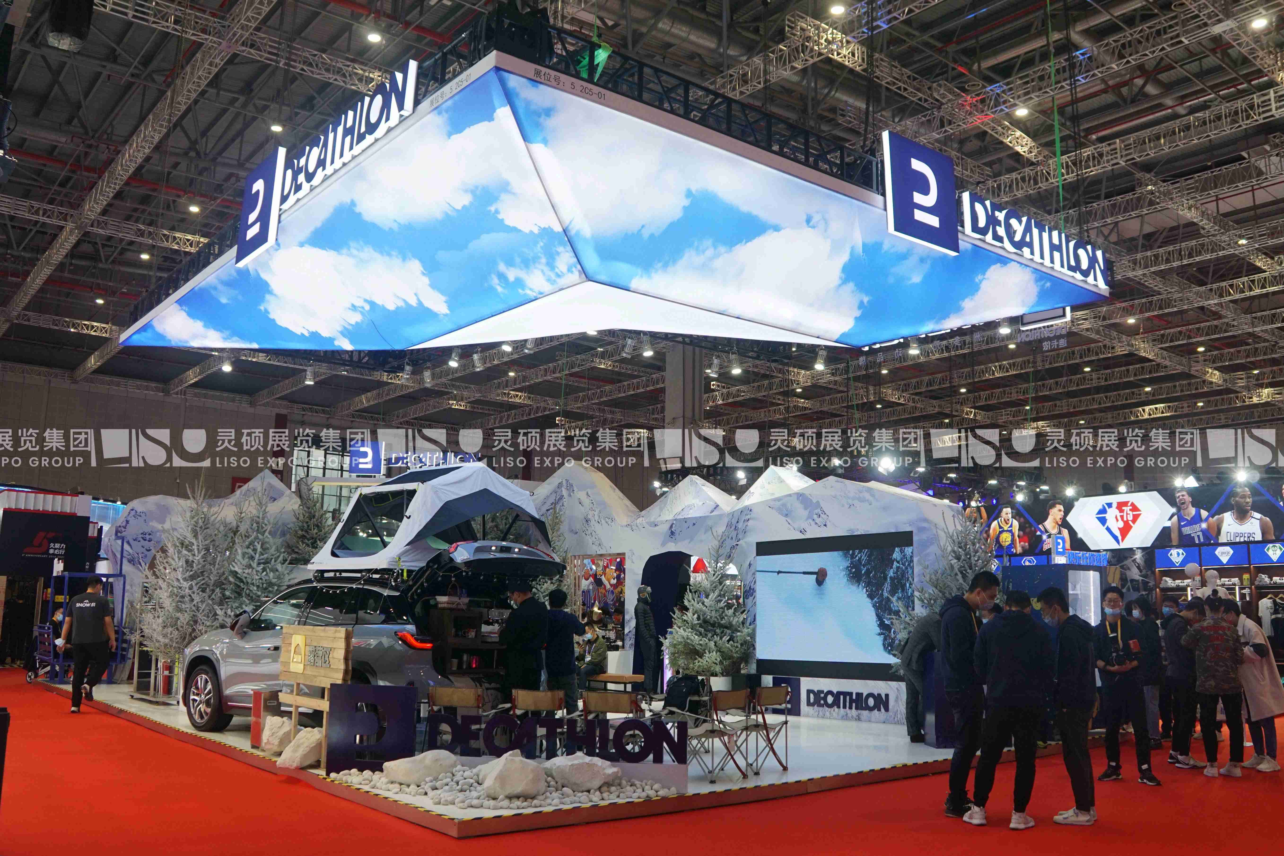 迪卡儂-上海展會展臺設(shè)計案例