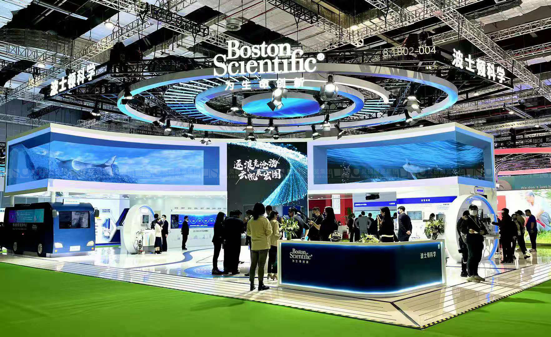 波士頓-上海展會(huì)展臺(tái)設(shè)計(jì)搭建案例