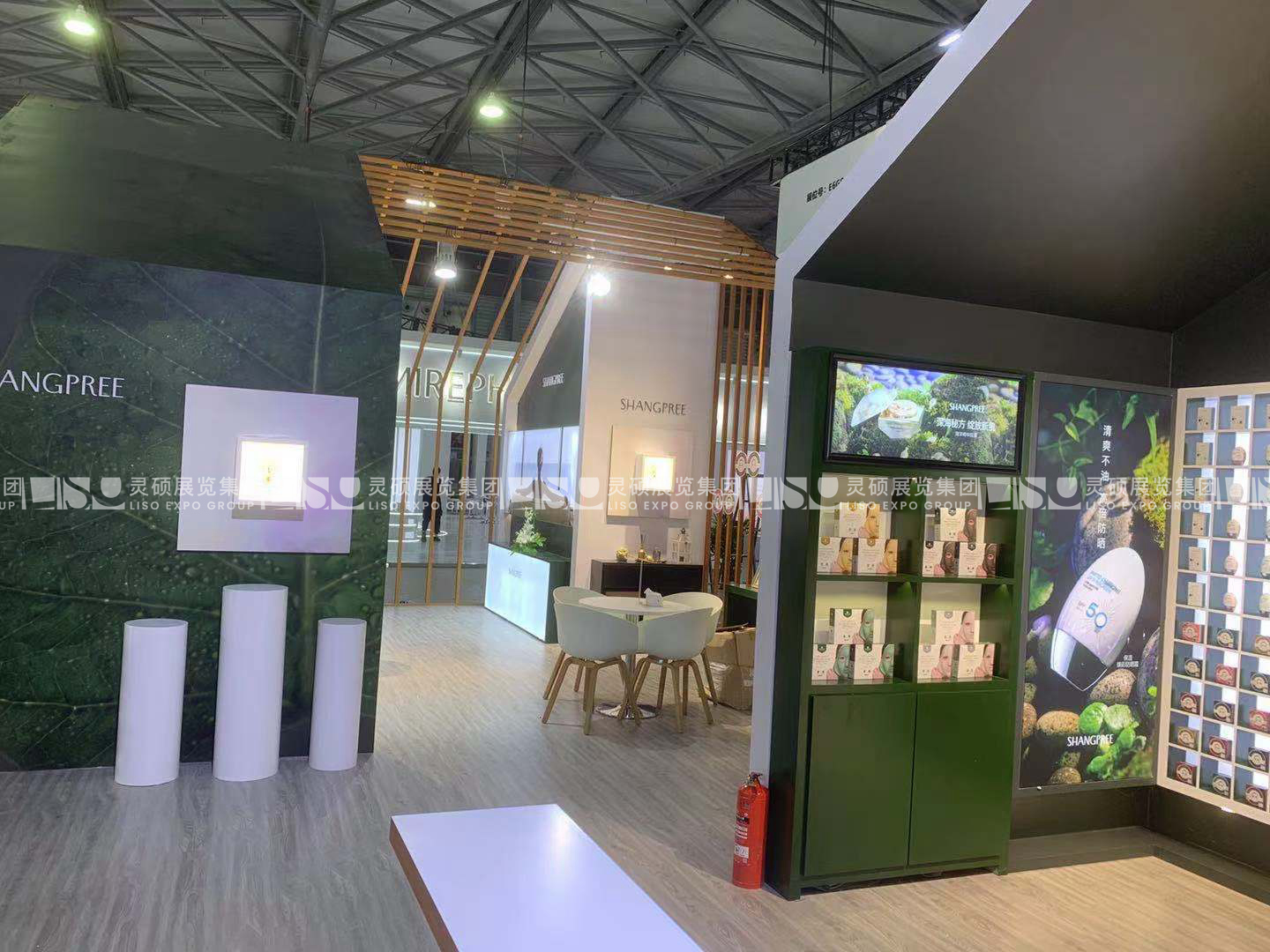 香蒲麗SHANGPREE—美博會展臺設計搭建案例